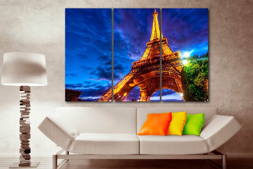Paris Eiffel Tower Canvas Paris travel decor