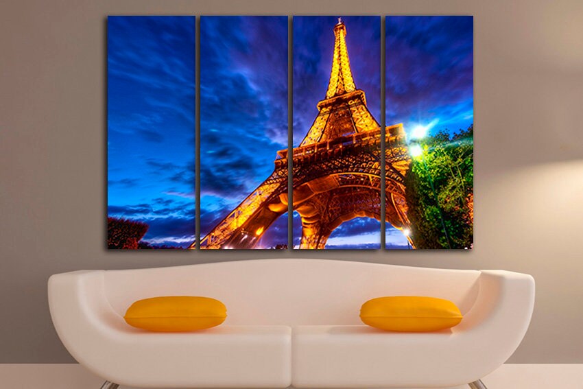 Paris Eiffel Tower Canvas Paris travel decor