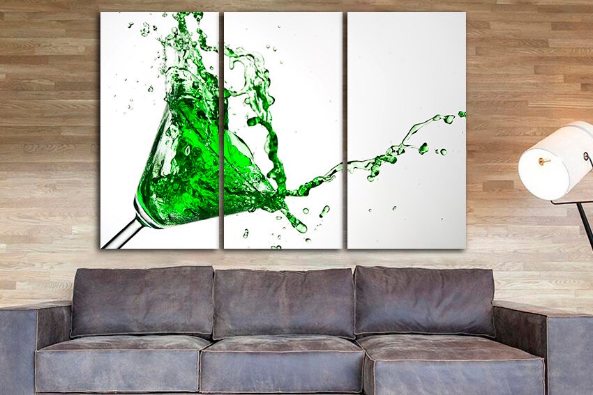 Cocktail wall art Kitchen canvas Cafe decor Alcohol drink