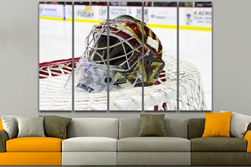 Hockey wall art Winter sports print on canvas ready to hang