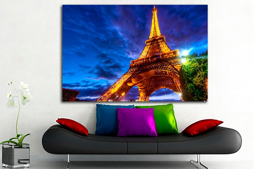 Paris Eiffel Tower Canvas Paris travel decor
