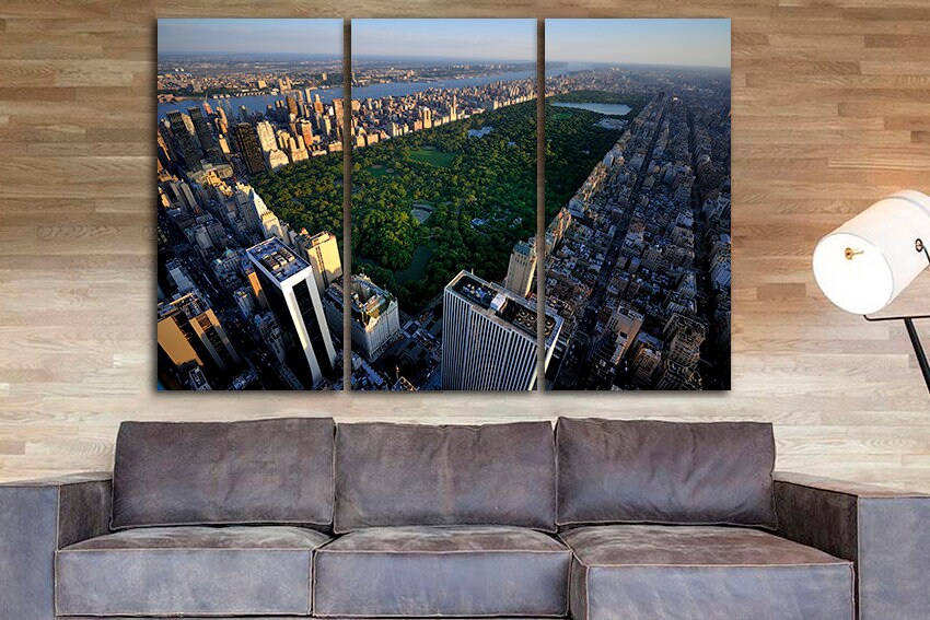 New York Central park city Wall art canvas travel decor skyline art