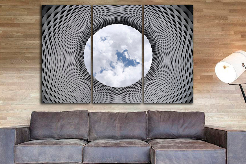 Abstract wall art Abstraction canvas Sky décor Graphic print Geometric photo
