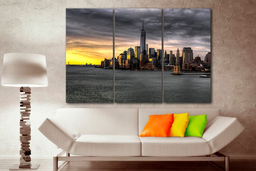 New York canvas Skyline décor Landscape Travel art prints
