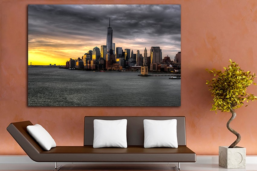 New York canvas Skyline décor Landscape Travel art prints