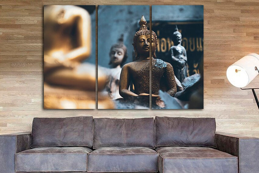 Buddha canvas Religion decor Spiritual art prints Yoga home art Meditation picture Zen home decoration