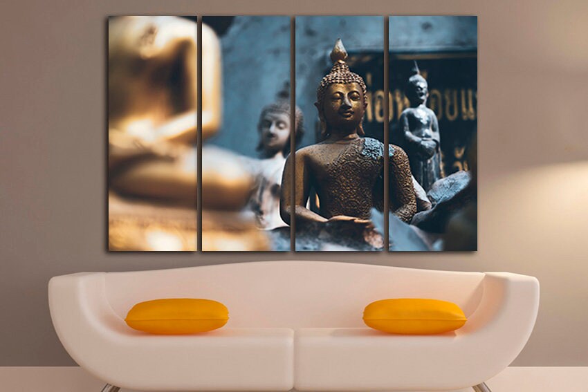 Buddha canvas Religion decor Spiritual art prints Yoga home art Meditation picture Zen home decoration