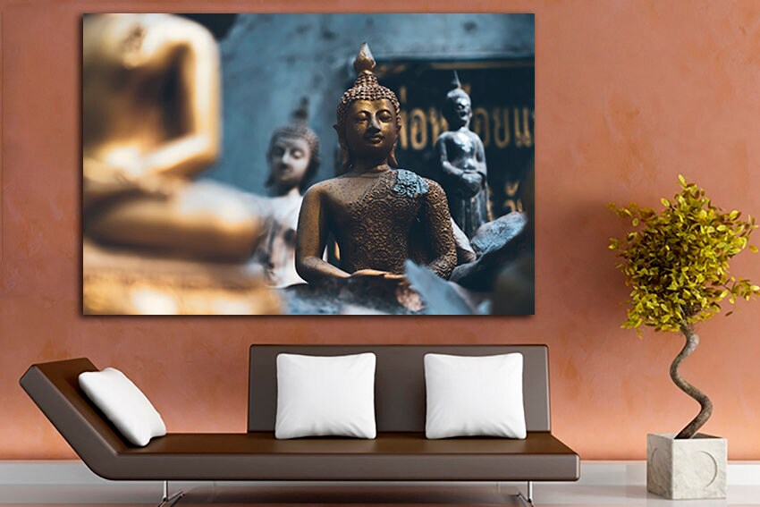 Buddha canvas Religion decor Spiritual art prints Yoga home art Meditation picture Zen home decoration