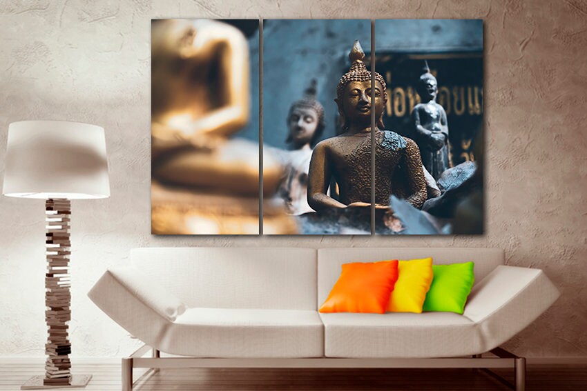 Buddha canvas Religion decor Spiritual art prints Yoga home art Meditation picture Zen home decoration