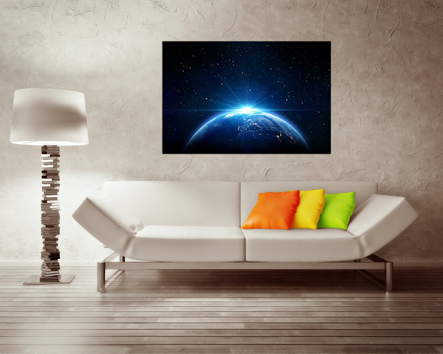 Star print Space canvas Atmosphere decor Universe wall art Cosmic décor
