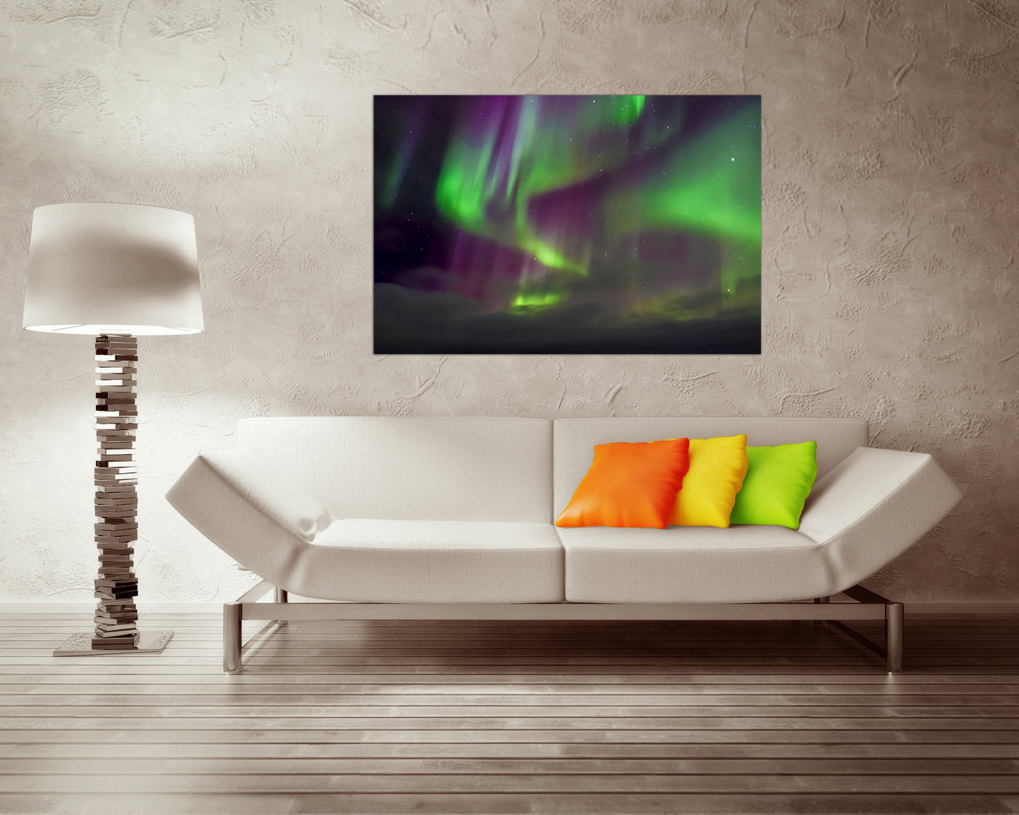 Aurora wall décor Borealis Northern Lights canvas  nature decor