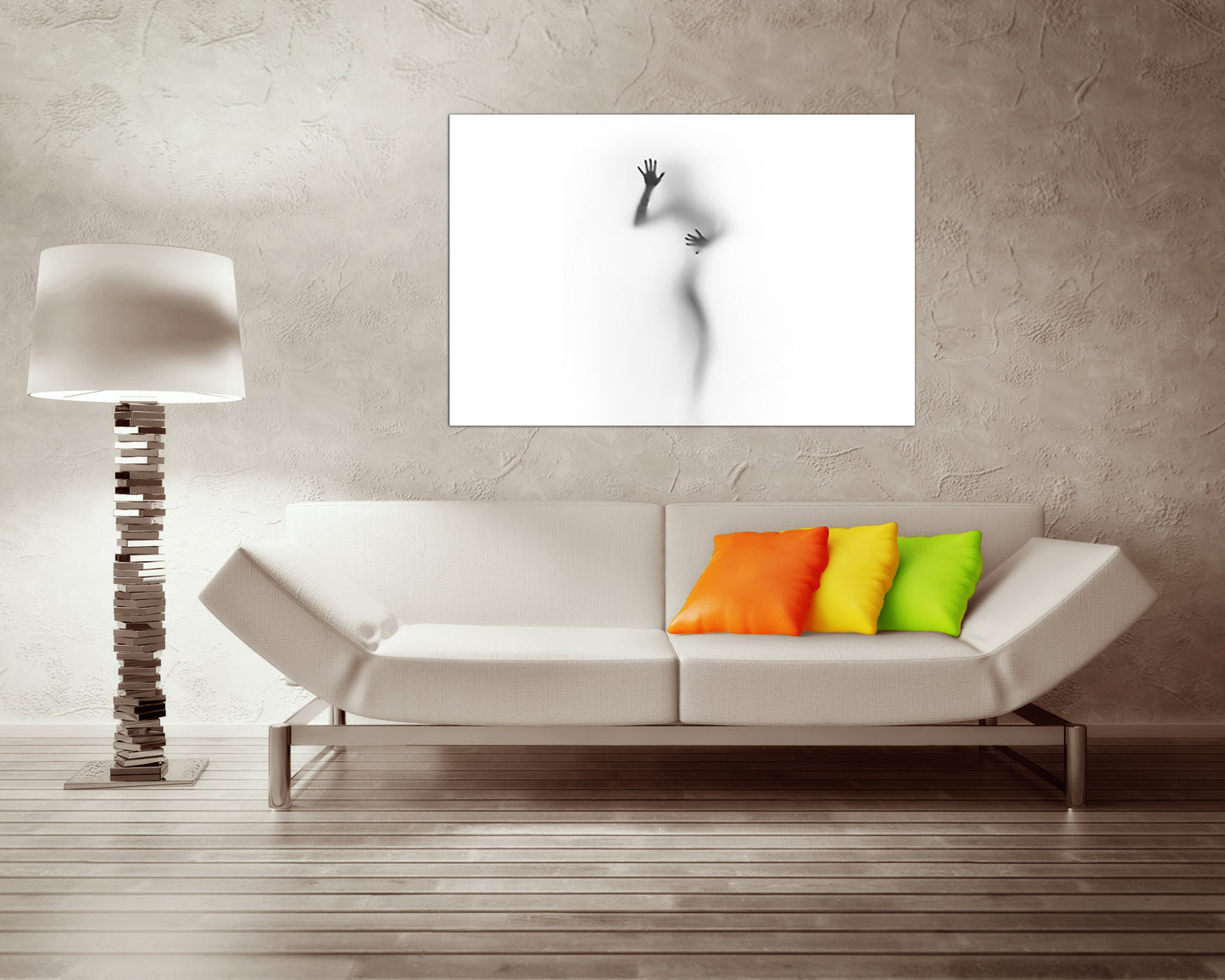 Female silhouette wall art canvas Girls body outline Naked female Sexy art works