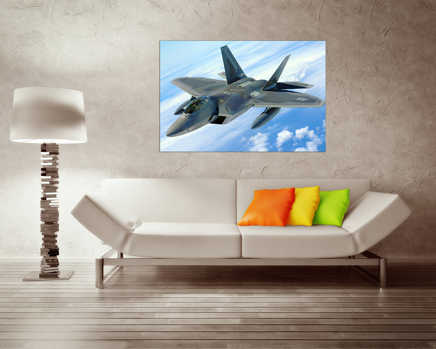 F22 raptor Plane canvas Fighter squadron Aircraft art prints Military aviation Gift plane mechanism