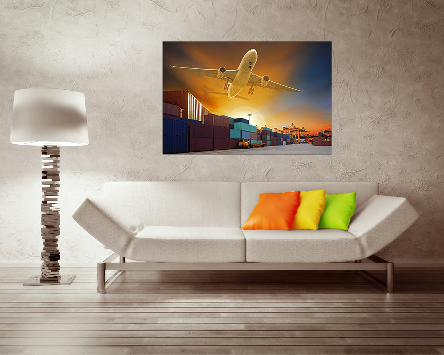 Plane canvas Aircraft wall décor Mechanism print Airplane photo Aviation photo