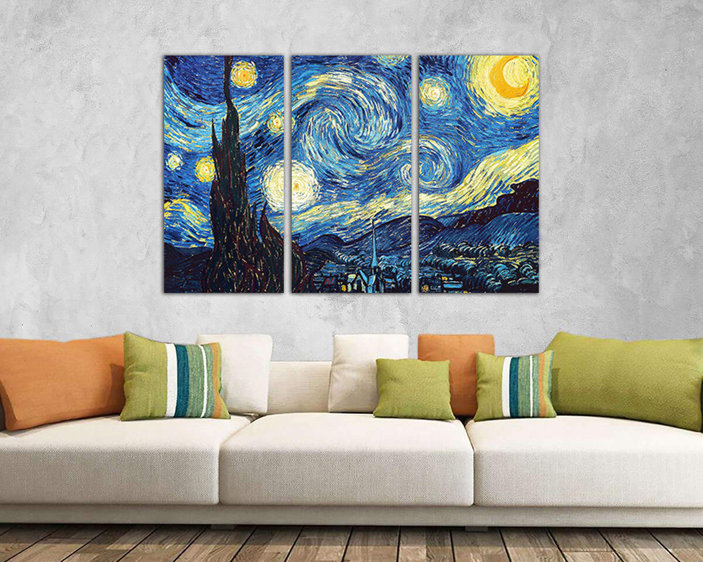 Starry night Van Gogh canvas art works Van gogh wall decor