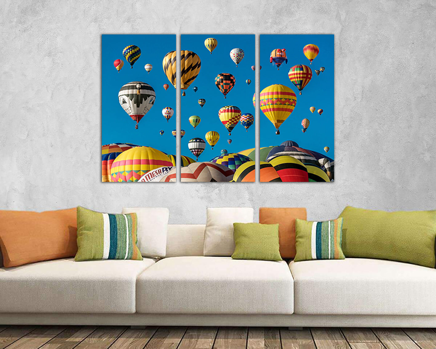 Wall art canvas Balloon print on canvas Mechanism gift