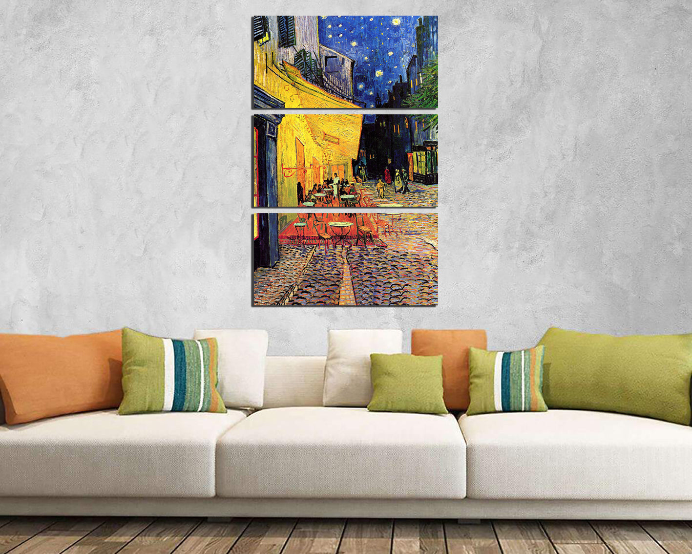 Night terrace Van gogh canvas Café art works ready to hang