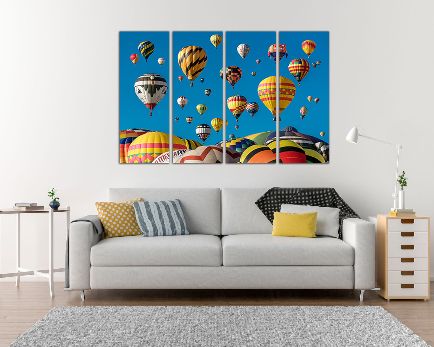 Wall art canvas Balloon print on canvas Mechanism gift