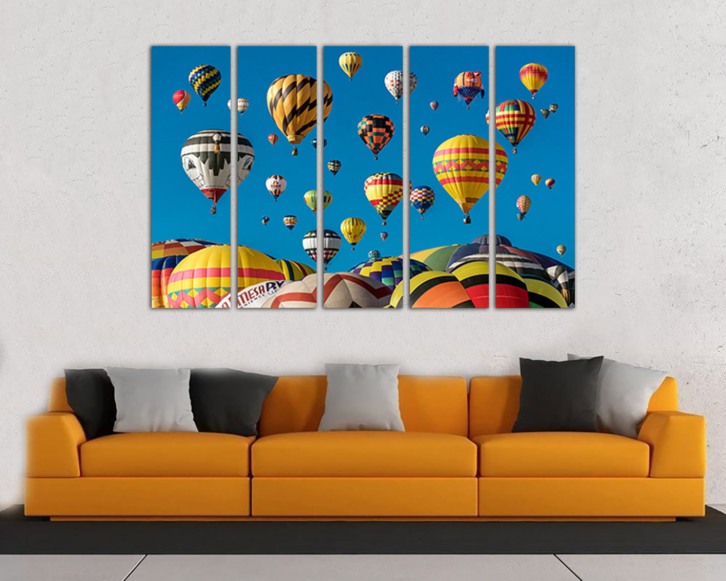 Wall art canvas Balloon print on canvas Mechanism gift