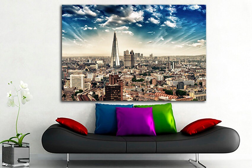 London city art canvas travel wall decor