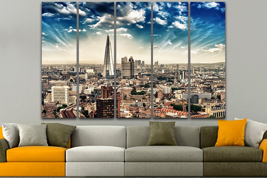London city art canvas travel wall decor