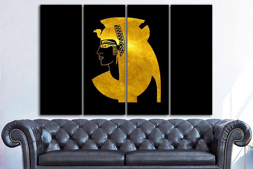 Pharaoh canvas Egypt art works Egypt ethnic décor Africa gift Egyptian Sphynx print