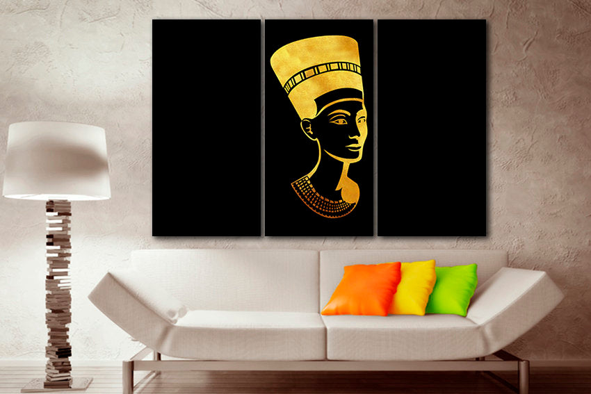 Pharaoh art works Egypt canvas Africa wall décor Ethnic gift Egyptian photo Pyramid King of egypt