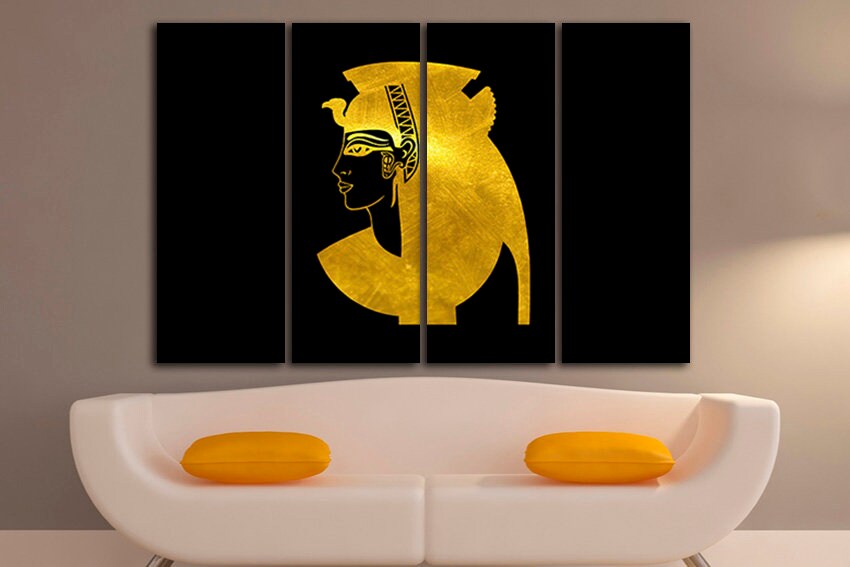 Pharaoh canvas Egypt art works Egypt ethnic décor Africa gift Egyptian Sphynx print