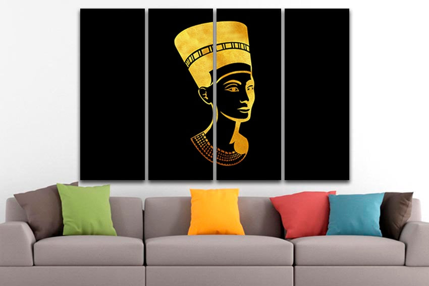 Pharaoh art works Egypt canvas Africa wall décor Ethnic gift Egyptian photo Pyramid King of egypt